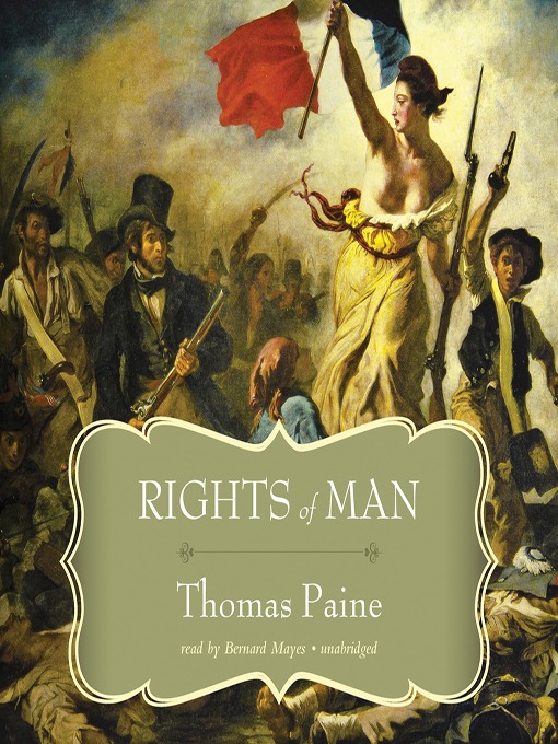 thomas paine创作的rights of man作品的详细信息 - 可供借阅